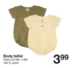 Zeeman Body bébé offre