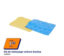 Action DUNLOP Kit de nettoyage voiture offre