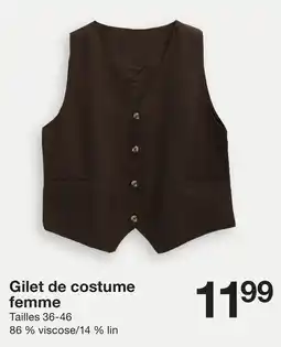 Zeeman Gilet de costume femme offre