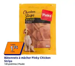 Action Bâtonnets à mâcher Pinky Chicken Strips offre