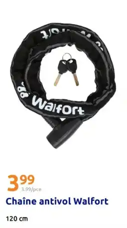 Action WALFORT Chaîne antivol offre