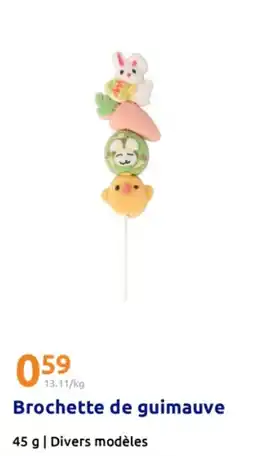 Action Brochette de guimauve offre