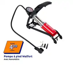 Action WALFORT Pompe à pied offre