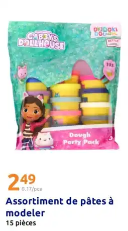 Action Assortiment de pâtes à modeler offre