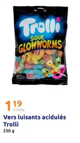 Action TROLLI Vers luisants acidulés offre