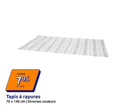 Action Tapis à rayures offre