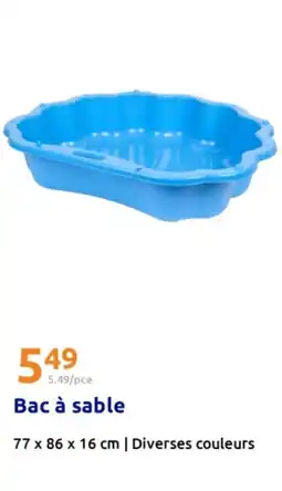 Action Bac à sable offre