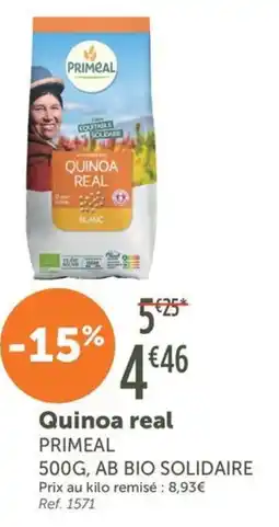 L'Eau Vive Quinoa real primeal offre
