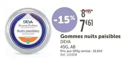L'Eau Vive Gommes nuits paisibles deva offre