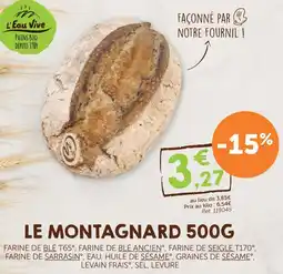 L'Eau Vive Le montagnard offre
