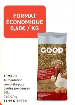 Tom&Co Tom&co alimentation complète pour poules pondeuses offre