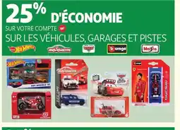 Auchan HOT WHEELS Sur les véhicules, garages et pistes offre