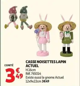 Auchan ACTUEL Casse noisettes lapin offre