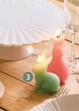 Auchan ACTUEL Bougie forme lapin offre