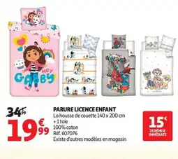 Auchan Parure licence enfant offre