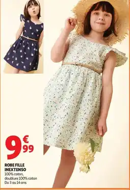 Auchan INEXTENSO Robe fllle offre