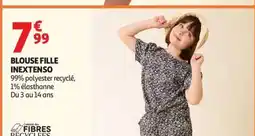 Auchan INEXTENSO Blouse fille offre