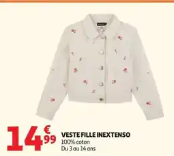 Auchan INEXTENSO Veste fille offre