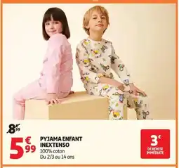 Auchan Pyjama enfant offre