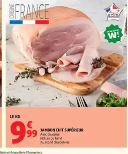 Auchan Jambon cuit supérieur offre