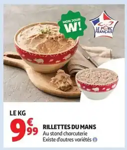 Auchan Rillettes du mans offre