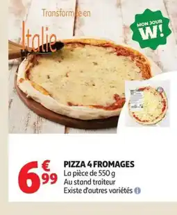 Auchan Pizza 4 fromages offre