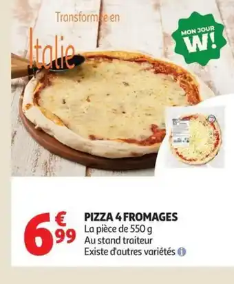 Auchan Pizza 4 fromages offre