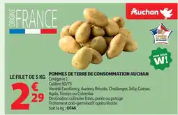 Auchan AUCHAN Pommes de terre de consommation offre