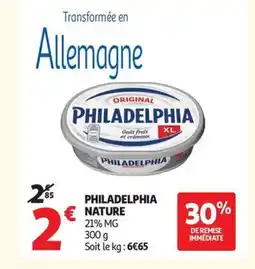 Auchan PHILADELPHIA Nature offre