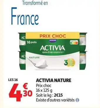 Auchan ACTIVIA Nature offre
