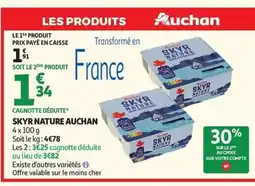Auchan AUCHAN Skyr nature offre