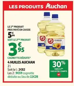 Auchan AUCHAN 4 huiles offre