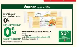 Auchan Spaghetti auchan tavola in italia offre