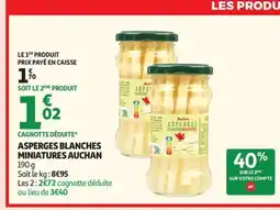 Auchan AUCHAN Asperges blanches miniatures offre