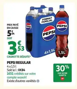 Auchan PEPSI Regular offre