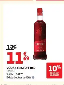 Auchan ERISTOFF RED Vodka offre