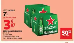 Auchan HEINEKEN Bière blonde offre