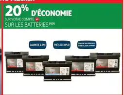 Auchan Sur les batteries offre