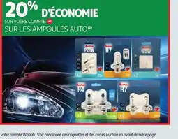Auchan Sur les ampoules auto offre