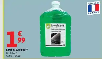 Auchan Lave glace ete offre
