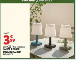 Auchan Lampe a poser solaire offre