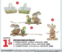 Auchan Décorations de pâques offre