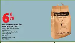 Auchan Charbon de bois filière responsable offre