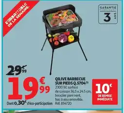 Auchan QILIVE Barbecue sur pieds q.5704 offre