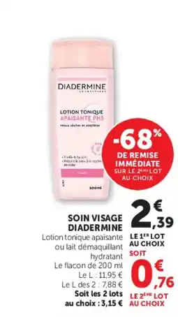 U Express DIADERMINE Soin visage offre