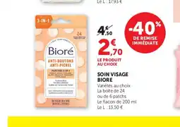 U Express BIORE soin visage offre