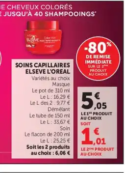 U Express L'OREAL ELSEVE Soins capillaires offre
