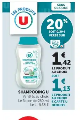 U Express U Shampooing offre