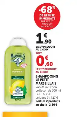 U Express LE PETIT MARSEILLAIS Shampooing offre