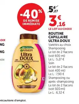 U Express ULTRA DOUX Routine capillaire offre